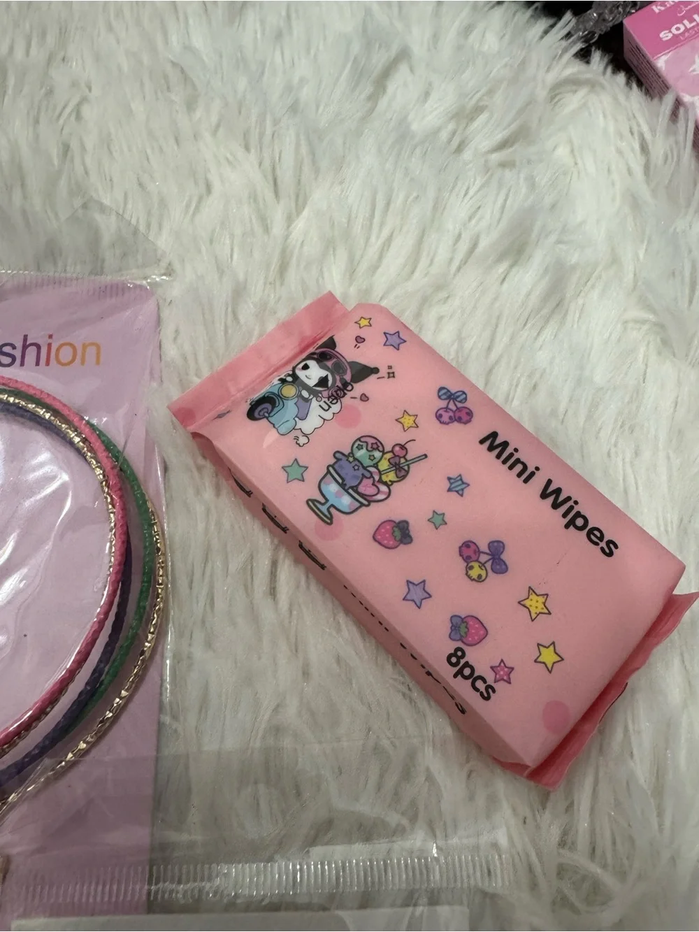 Hello Kitty bundle Accessories hair claws hair clips straw topper  bangles